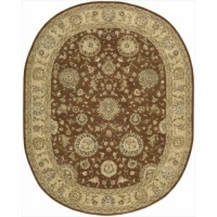 Nourison 2000 2258 Oval Rug, Rust, 7.6-Feet by 9.6-Feet Nourison 2000 2258 Oval Rug, Rust, 7.6-Feet by 9.6-Feet