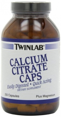 Twinlab Calcium Citrate Caps Plus Magnesium, 250 Capsules (Pack of 2) Twinlab Calcium Citrate Caps Plus Magnesium, 250 Capsules (Pack of 2)
