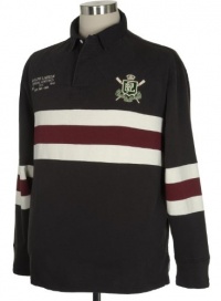 Polo Ralph Lauren Div. 1645 Mens XXX-Large Big Crest Rugby Shirt 3XB Polo Ralph Lauren Div. 1645 Mens XXX-Large Big Crest Rugby Shirt 3XB