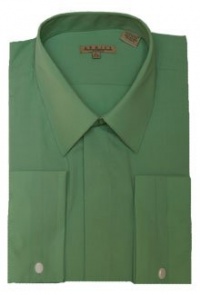 Dark Lime French Cuff Dress Shirt Dark Lime French Cuff Dress Shirt