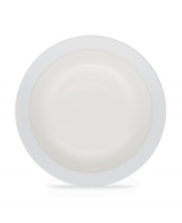 Full of possibilities, this ultra-versatile pasta bowl from Noritake's collection of Colorwave white dinnerware is crafted of hardy stoneware with a half glossy, half matte finish in pure white. Mix and match with square and coupe shapes or any of the other Colorwave dinnerware shades. Full of possibilities, this ultra-versatile pasta bowl from Noritake's collection of Colorwave white dinnerware is crafted of hardy stoneware with a half glossy, half matte finish in pure white. Mix and match with square and coupe shapes or any of the other Colorwave dinnerware shades.