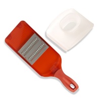 Kuhn Rikon Quick Slice Julienne Mandoline with Hand Guard, Red Kuhn Rikon Quick Slice Julienne Mandoline with Hand Guard, Red