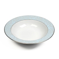 Mikasa Parchment Blue Vegetable Bowl Mikasa Parchment Blue Vegetable Bowl