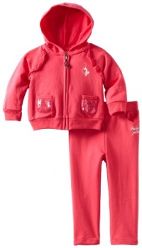 Baby Phat Infant 2 PC Track Set,Geranium,12 Months Baby Phat Infant 2 PC Track Set,Geranium,12 Months