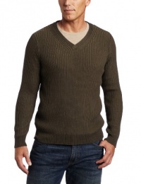 Alex Stevens Men's Ribbed V-neck Sweater