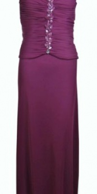 Ruched Gemstone Detail Maxi Dress Ruched Gemstone Detail Maxi Dress