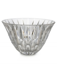 A pattern of raindrops suspended in this exquisite crystal bowl creates an always-sunny centerpiece. The gently flared rim and substantial weight combine in a sparkling example of enduring grace and quality. A pattern of raindrops suspended in this exquisite crystal bowl creates an always-sunny centerpiece. The gently flared rim and substantial weight combine in a sparkling example of enduring grace and quality.
