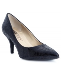 As ubiquitous as the tagged up walls of your favorite city. Ellen Tracy's Grafitti single sole pumps will go where you go. Wherever that is! As ubiquitous as the tagged up walls of your favorite city. Ellen Tracy's Grafitti single sole pumps will go where you go. Wherever that is!