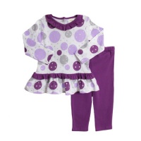 ABSORBA Baby-Girls Infant Girls Two Piece Tunic Legging Set ABSORBA Baby-Girls Infant Girls Two Piece Tunic Legging Set