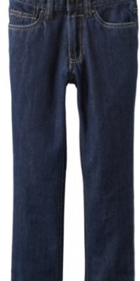 Calvin Klein Boys 2-7 Straight Fit Denim Jean, Indigo, 6 Calvin Klein Boys 2-7 Straight Fit Denim Jean, Indigo, 6