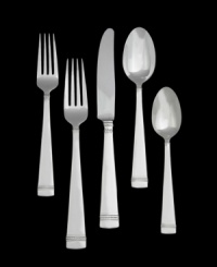 An intricate braided design between two solid bands makes a sophisticated statement at any table. Detailed and balanced this flatware is perfect for both traditional or modern place settings. An intricate braided design between two solid bands makes a sophisticated statement at any table. Detailed and balanced this flatware is perfect for both traditional or modern place settings.