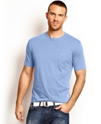 Nothing beats a classic. Paired with jeans or shorts, this t-shirt from Nautica creates a timelessly casual look. Nothing beats a classic. Paired with jeans or shorts, this t-shirt from Nautica creates a timelessly casual look.