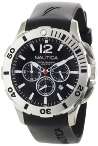 Nautica Men's N16564G BFD 101 Black Resin and Black Dial Watch Nautica Men's N16564G BFD 101 Black Resin and Black Dial Watch