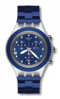Swatch Full-Blooded Navy Unisex Watch SVCK4055AG Swatch Full-Blooded Navy Unisex Watch SVCK4055AG