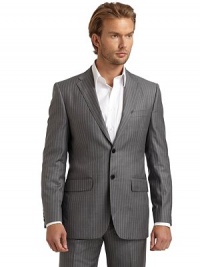 JACKETTailored from world-renowned Ermenegildo Zegna wool/silk. JACKETTailored from world-renowned Ermenegildo Zegna wool/silk.