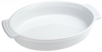 Le Creuset Stoneware 10-1/2-Inch Oval Baking Dish, White Le Creuset Stoneware 10-1/2-Inch Oval Baking Dish, White