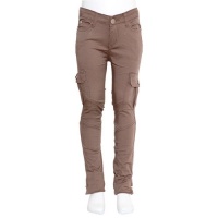Crystal Vogue Girl Size 7 Brown Twill Stretch Skinny Cargo Fall Pants Crystal Vogue Girl Size 7 Brown Twill Stretch Skinny Cargo Fall Pants