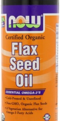 NOW Foods Flax Seed Oil, 24 Ounces