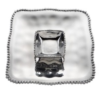 Lenox Organics Bead Square Chip and Dip Lenox Organics Bead Square Chip and Dip
