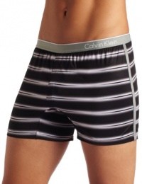 Calvin Klein Men's Ck One Microfiber Slim Fit Fashion Boxer, Gradient Stripe/Black, Small Calvin Klein Men's Ck One Microfiber Slim Fit Fashion Boxer, Gradient Stripe/Black, Small
