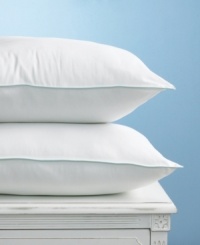Breathe easy at night with Martha Stewart Collection's Allergy Wise synthetic pillows. Featuring medium/firm support for a healthy rest, these soft 250 thread count cotton pillows are completely hypoallergenic. Breathe easy at night with Martha Stewart Collection's Allergy Wise synthetic pillows. Featuring medium/firm support for a healthy rest, these soft 250 thread count cotton pillows are completely hypoallergenic.