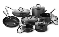 Simply Calphalon Nonstick Hard-Anodized 14-Piece Cookware Set Simply Calphalon Nonstick Hard-Anodized 14-Piece Cookware Set