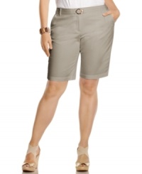 Charter Club's plus size Bermuda shorts are must-haves for classic spring/summer style! Charter Club's plus size Bermuda shorts are must-haves for classic spring/summer style!