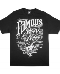 Do what you do best in this casual short sleeve t-shirt by Famous Stars and Straps. Do what you do best in this casual short sleeve t-shirt by Famous Stars and Straps.