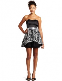 Trixxi Juniors Sequin Zebra Dress Trixxi Juniors Sequin Zebra Dress