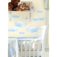 RoomMates RMK1250SCS Clouds Peel & Stick Wall Decals RoomMates RMK1250SCS Clouds Peel & Stick Wall Decals