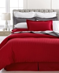 Enjoy the feel of 100% combed cotton and the look of the woven stripe designed with hemstitching with the Charter Club Damask Stripe bedskirt. Available in a variety of hues, this bedskirt is a versatile addition to your bedroom. Featuring 500 thread count pima cotton. Enjoy the feel of 100% combed cotton and the look of the woven stripe designed with hemstitching with the Charter Club Damask Stripe bedskirt. Available in a variety of hues, this bedskirt is a versatile addition to your bedroom. Featuring 500 thread count pima cotton.