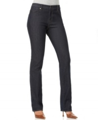 Perfect for day or night, skinny petite jeans by Calvin Klein Jeans have the perfect touch of stretch for an easy, flattering fit. Perfect for day or night, skinny petite jeans by Calvin Klein Jeans have the perfect touch of stretch for an easy, flattering fit.