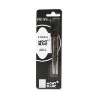 Mont Blanc Refills, Rollerball, Fine Point, Black, Pack Of 2 Mont Blanc Refills, Rollerball, Fine Point, Black, Pack Of 2