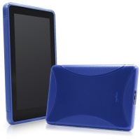 BoxWave Kindle Fire BodySuit - Premium Slim-Fit TPU Gel Skin Case, Texturized for Extra No-Slip Grip for the Kindle Fire (Azure Blue) BoxWave Kindle Fire BodySuit - Premium Slim-Fit TPU Gel Skin Case, Texturized for Extra No-Slip Grip for the Kindle Fire (Azure Blue)