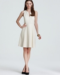A demure silhouette meets sumptuous leather for a new take on decadence, compliments of this Theory frock. The ultimate day-to-night style, this look redefines occasional dressing. A demure silhouette meets sumptuous leather for a new take on decadence, compliments of this Theory frock. The ultimate day-to-night style, this look redefines occasional dressing.