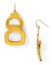 Make statement shine your signature with Kenneth Jay Lane's gold-plated earrings. This dangly link pair boasts glamourous appeal, so wear them to enhance an evening look. Make statement shine your signature with Kenneth Jay Lane's gold-plated earrings. This dangly link pair boasts glamourous appeal, so wear them to enhance an evening look.