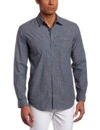 Calvin Klein Sportswear Men's Long Sleeve Space Dye Plaid Woven Shirt Calvin Klein Sportswear Men's Long Sleeve Space Dye Plaid Woven Shirt
