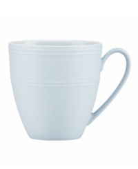 Elegance comes easy with the Fair Harbor mug. Durable stoneware in a cool sky hue is half glazed, half matte and totally timeless. Elegance comes easy with the Fair Harbor mug. Durable stoneware in a cool sky hue is half glazed, half matte and totally timeless.