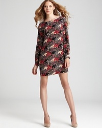 Featuring a bold print emblazoned on a simple silhouette, this Trina Turk dress takes you from the boardroom to cocktail hour without missing a fashionable beat. Featuring a bold print emblazoned on a simple silhouette, this Trina Turk dress takes you from the boardroom to cocktail hour without missing a fashionable beat.