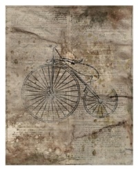 This romantic print of an old-fashioned bicycle by Leftbank is surprisingly versatile. Whether in a rustic cabin or a sleek urban retreat, it will create a sophisticated visual drama and intrigue wherever it's hung. This romantic print of an old-fashioned bicycle by Leftbank is surprisingly versatile. Whether in a rustic cabin or a sleek urban retreat, it will create a sophisticated visual drama and intrigue wherever it's hung.