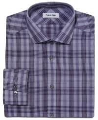 The most up-to-the-minute take on a favorite. Calvin Klein does plaid in sleek, sophisticated style. The most up-to-the-minute take on a favorite. Calvin Klein does plaid in sleek, sophisticated style.