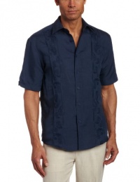 Cubavera Men's Short Sleeve Paisley Embroidered Shirt Cubavera Men's Short Sleeve Paisley Embroidered Shirt