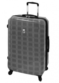 London Fog Luggage Windsor 360 Collection 28-Inch Hard Side Upright, Grey Window, One Size