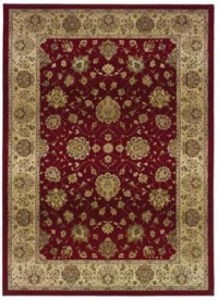 Oriental Weavers Sphinx Genesis 035R1 6'0 x 6'0 Red / Beige Round Area Rug Oriental Weavers Sphinx Genesis 035R1 6'0 x 6'0 Red / Beige Round Area Rug