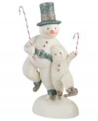 This cherished figurine from Department 56 features a sweet Snowbaby with a frosty friend enjoying a musical waltz. Fine details of sparkling blue, silver and pink enhance its charming beauty. This cherished figurine from Department 56 features a sweet Snowbaby with a frosty friend enjoying a musical waltz. Fine details of sparkling blue, silver and pink enhance its charming beauty.