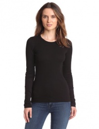 Splendid Women's 1X1 Long Sleeve Crew Splendid Women's 1X1 Long Sleeve Crew
