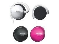 Philips SHS3701/27 Earclip Headphones with Interchangeable Color Caps