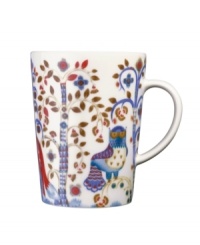 Work some magic at the table with the Taika mug from Iittala. Modern porcelain illustrated with a folksy nature scene promises memorable entertaining and effortless everyday meals. Work some magic at the table with the Taika mug from Iittala. Modern porcelain illustrated with a folksy nature scene promises memorable entertaining and effortless everyday meals.