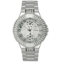 GUESS U12003L1 Status In-the-Round Watch - Silver