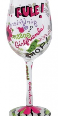 Lolita Love My Wine Glass, Girlfriends Rule Lolita Love My Wine Glass, Girlfriends Rule